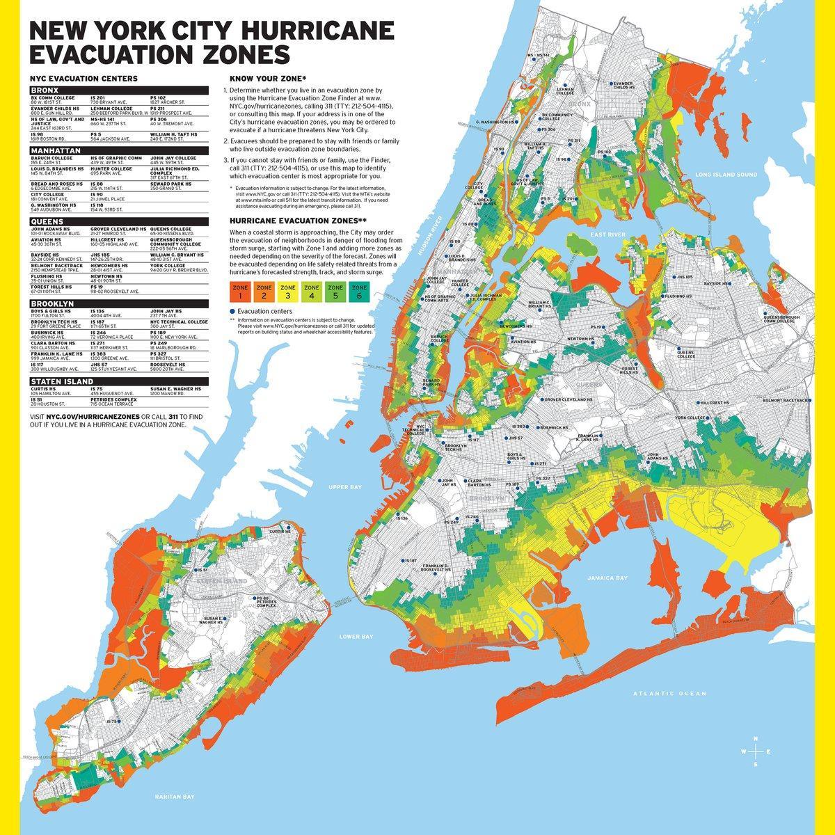 Нью-Йорк карта потока