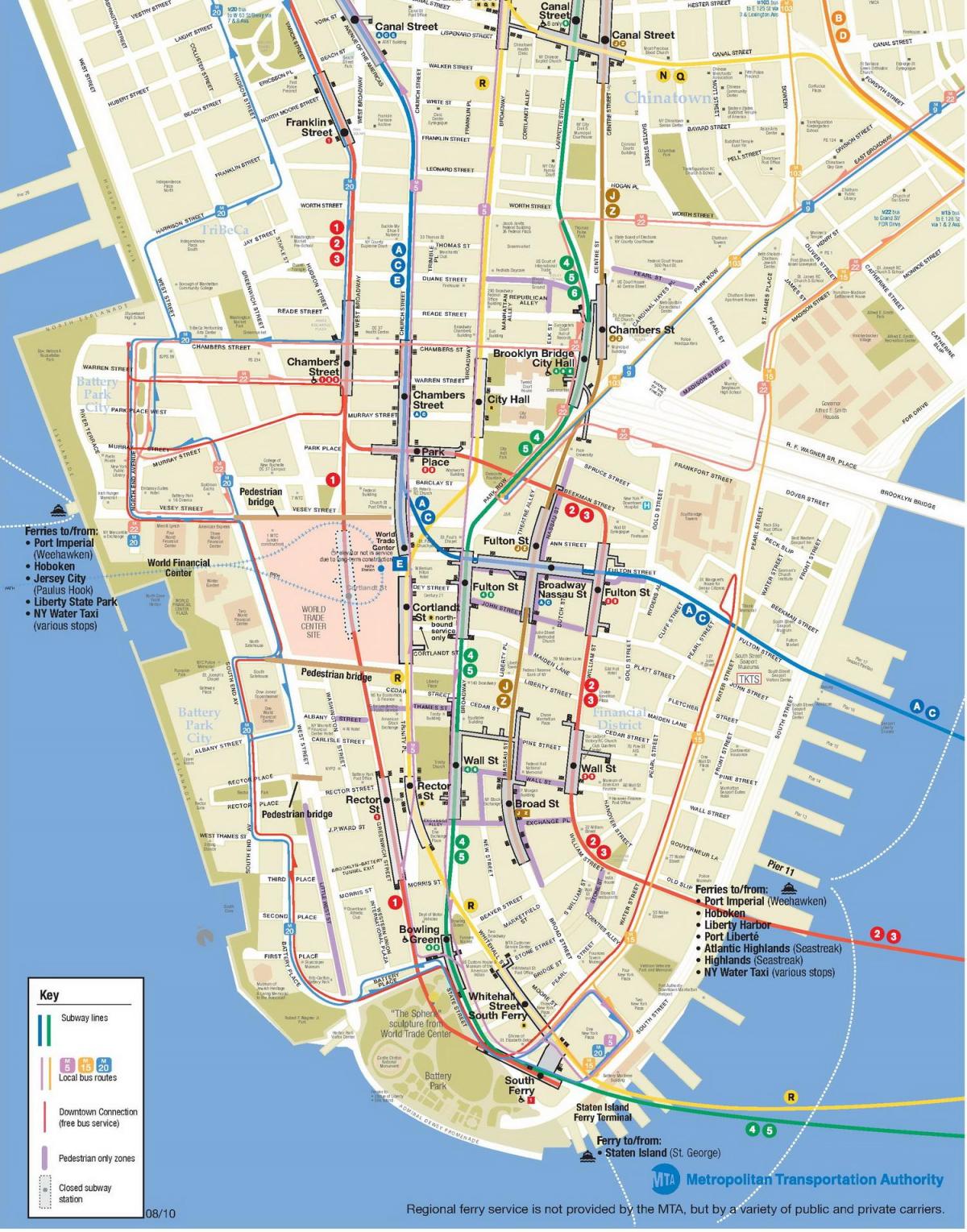 Версия для печати карта города Нью-Йорк