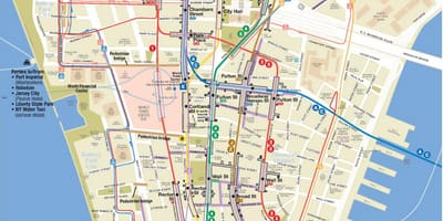 Версия для печати карта города Нью-Йорк