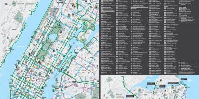 Нью-Йорк велосипед карте