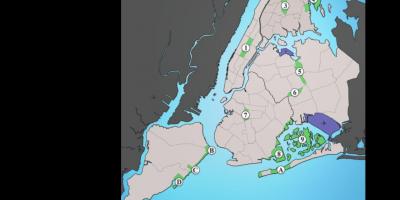 Нью-Йорк парков карте